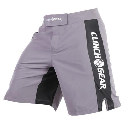 Clinch Gear Pro Series Shorts - PewterBlackWhite